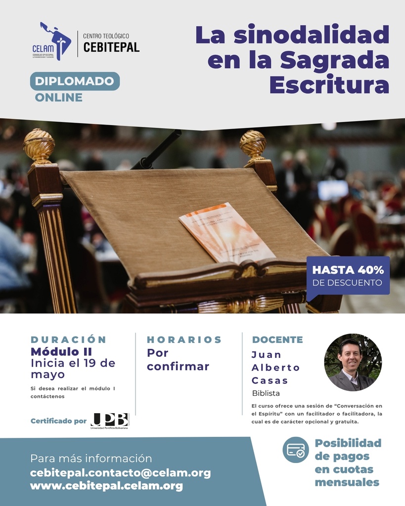 La sinodalidad en la Sagrada Escritura – Módulo 2
