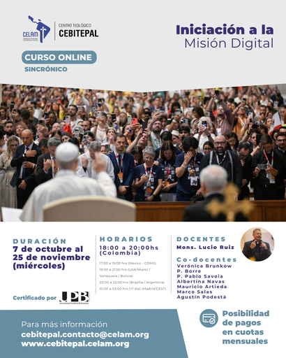 La cultura digital en la misión de la Iglesia