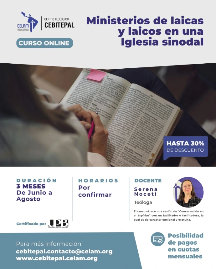 Ministerios de laicas y laicos en una Iglesia sinodal