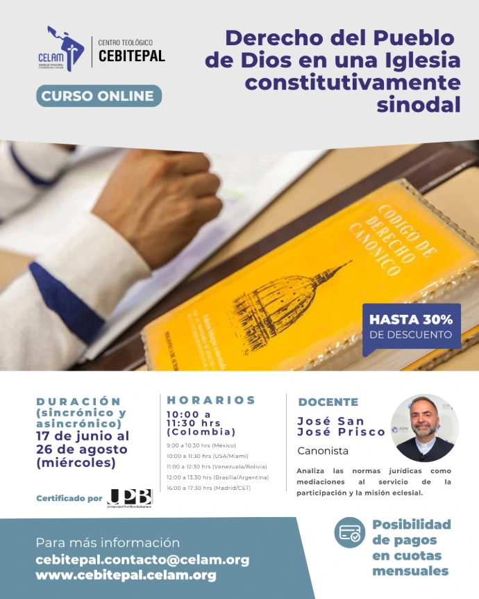 Derecho del Pueblo de Dios en una Iglesia constitutivamente sinodal