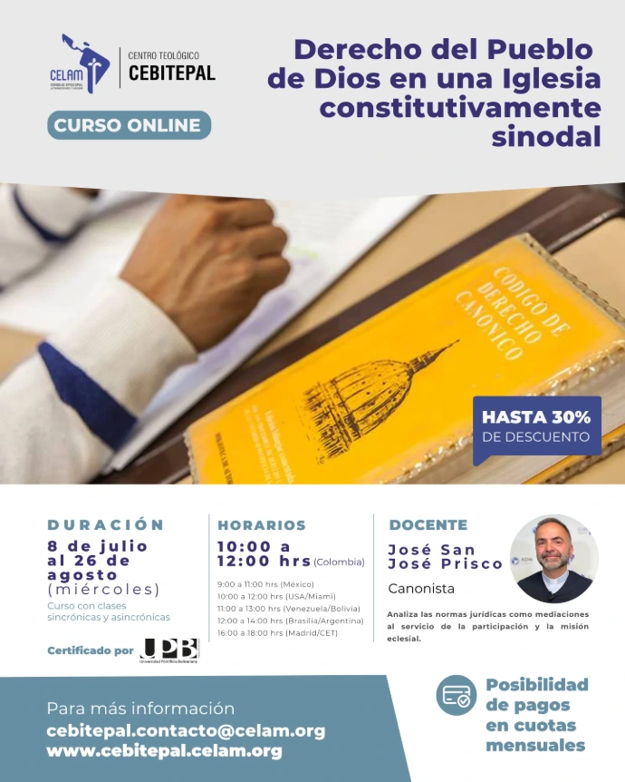 Derecho del Pueblo de Dios en una Iglesia constitutivamente sinodal