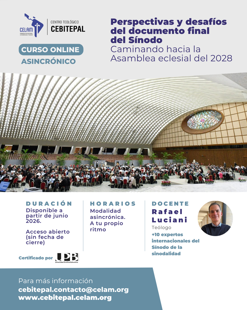 Perspectivas y desafíos del documento final del Sínodo Caminando hacia la Asamblea eclesial del 2028