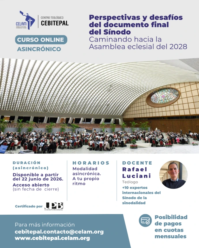 Perspectivas y desafíos del documento final del Sínodo Caminando hacia la Asamblea eclesial del 2028