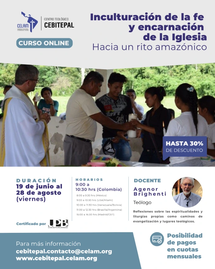 Inculturación de la fe y encarnación de la Iglesia Hacia una rito amazónico