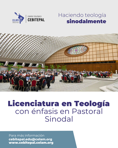 Licenciatura en Teología con énfasis en Pastoral Sinodal​