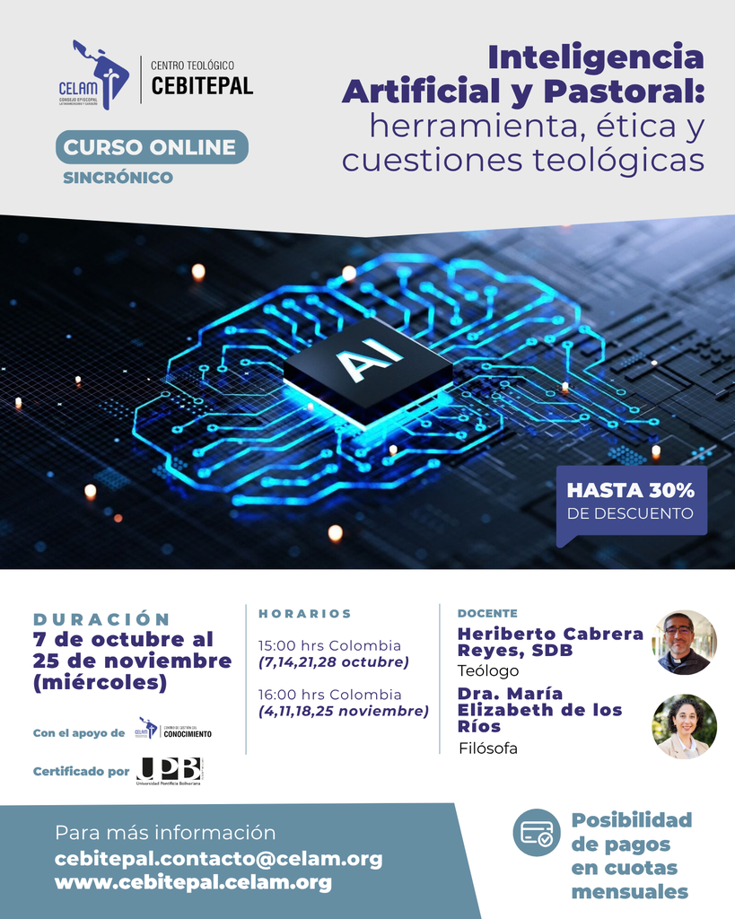 Inteligencia Artificial y Pastoral: herramienta, ética y cuestiones teológica