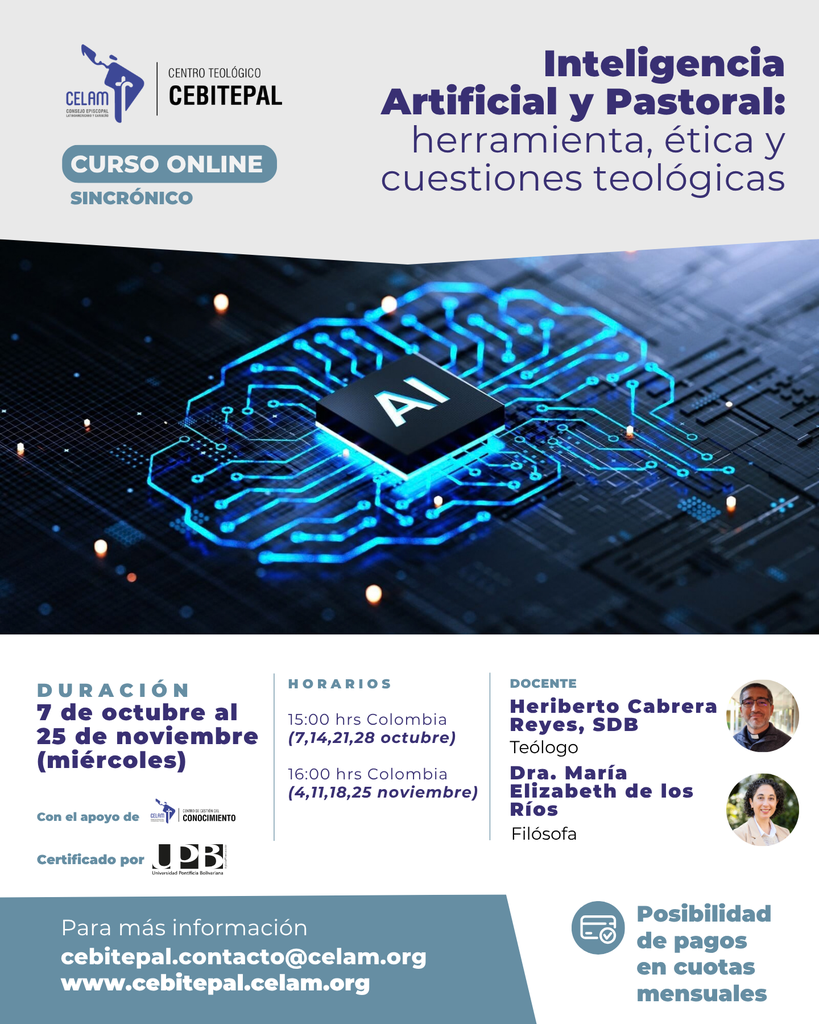Inteligencia Artificial y Pastoral: herramienta, ética y cuestiones teológica